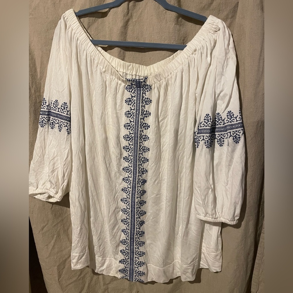 CHAMPS off the shoulder top